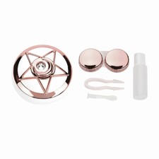 Portable Cute Contact Lens Box With Mirror Pentagram Shape Lenses Container Case