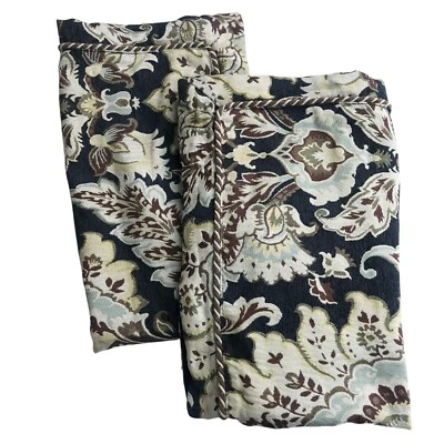 Conjunto de 2 fronhas de travesseiro CROSCILL Finnegan Collection King Paisley jacquard com fio - Imagem 1 de 4