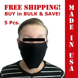 Basic cotton cloth face masks in bulk - Ultra soft T shirt comfortable material - Picture 1 of 2