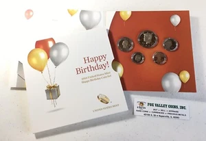 2014-S U.S MINT HAPPY BIRTHDAY PROOF COIN SET WITH GIFT CARD FOLDER - Picture 1 of 4
