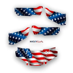 Honda Pioneer 1000-3 Limited Deluxe Patriot Wrap Graphics Decal 2016 - 2021 - Picture 1 of 1
