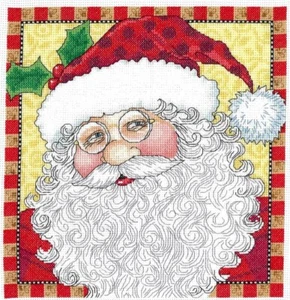 Opuscolo motivo punto croce Mary Engelbreit contato ~ Jolly Old St. Nick ~ 3276 - Foto 1 di 2