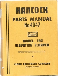 Hancock 192 Hubschaber Teile Handbuch - Bild 1 von 1