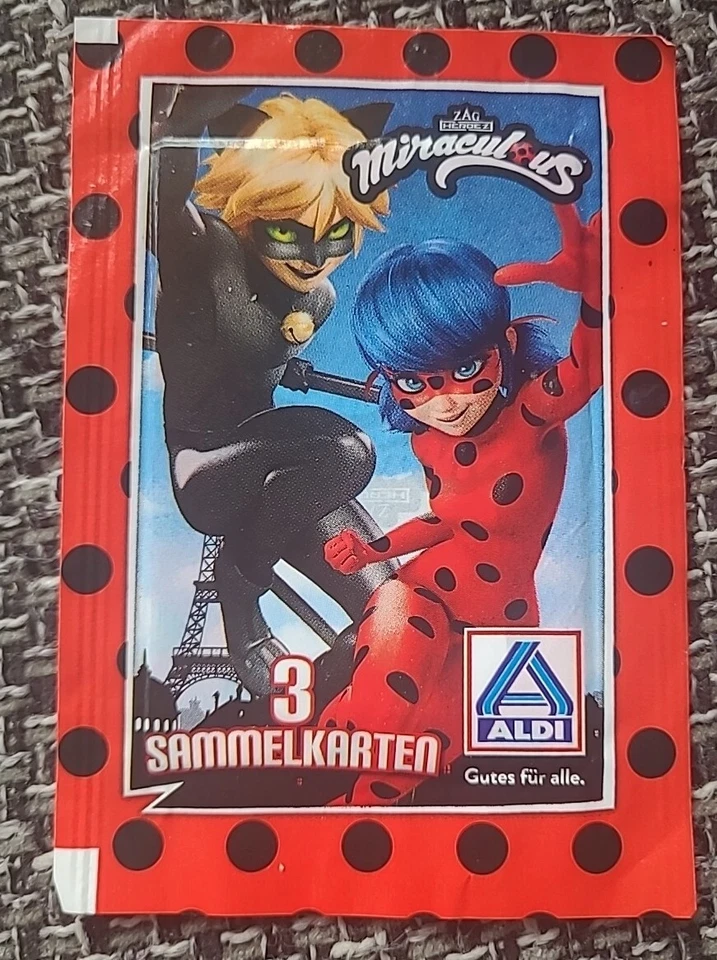 Aldi Sammelkarten Miraculous 3 ungeöffnete Tüten