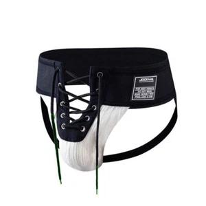 Jockmail Slip Uomo Jockstrap Supporto Atletico Marsupio Fascia Larga Intimo String - Foto 1 di 31