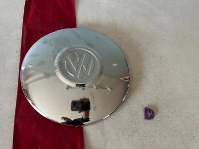 #D 1) 68-79 volkswagen VW Beetle Kharman Ghia Chrome Center Cap  311601151D - Image 1 of 4