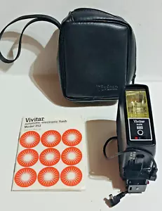 VIVITAR 253 AUTO FLASH With Case & Owner Manual - Picture 1 of 5