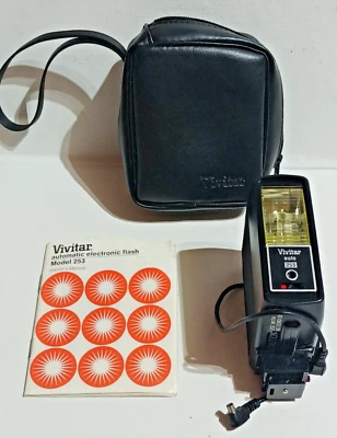 VIVITAR 253 AUTO FLASH With Case & Owner Manual - Image 1 of 4