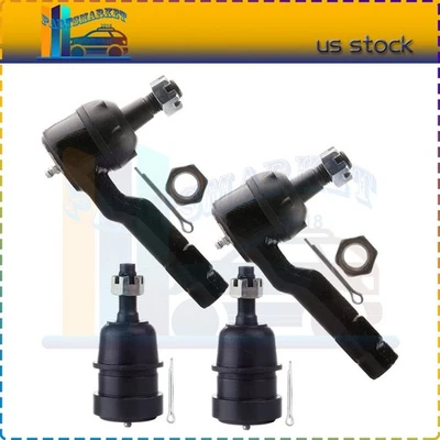 Suspension 2 x Outer Tie Rod Ends 2 x Lower Ball Joints Kit Fits Ford Aerostar - Изображение 1 из 4