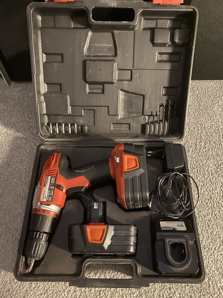 Matrix  Akkuschrauber - 18V  2  Akkus funktionsfähig - Bild 1 von 4