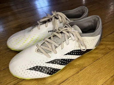 Adidas Predator Accuracy 3 FG Soccer Shoes Mens 9, White/Neon Green ⚽️ - Image 1 of 4