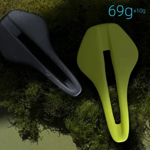 Full Carbon Bike Saddle Leather 7x9mm 128/138mm Seat for Road MTB Gravel Bicycle - Picture 1 of 31