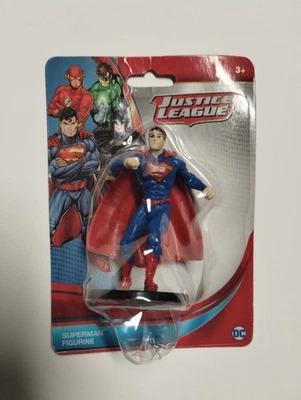 Minifigura de Superman Juguete Decoración de Pasteles DC Comics Mattel Liga de la Justicia Decoración de Pasteles Foto 1 de 2