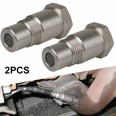 2X O2 Sauerstoffsensor Lambda Eliminator Lambdasonde Verlängerungsadapter - Bild 1 von 4