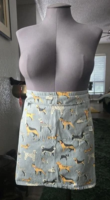 NOW DESIGNS Apron Multiple Dogs Print Pre-owned EUC - Image 1 of 4