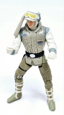 Figura de acción Kenner Star Wars POTF Luke Skywalker Hoth Gear 1997 suelta sin pistola Foto 1 de 4