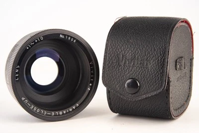 Accesorio de lente de primer plano variable Vivitar +1~+10 Nº 1808 en estuche CASI COMO NUEVO V24 Foto 1 de 4