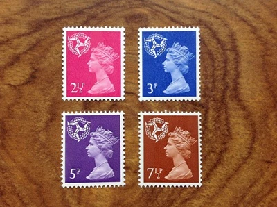 QEII 1971 Isle of Man Definitives Set of 4 SG8, SG9, SG10, SG11 MNH. Free UK P&P - Image 1 of 3