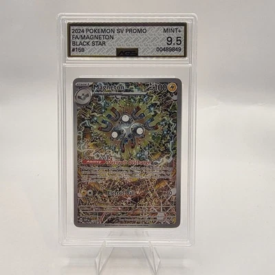 2024 Pokémon SVP EN Magneton #159 AGS 9.5 MINT+ - Surging Sparks ETB Promo  - Image 1 of 2