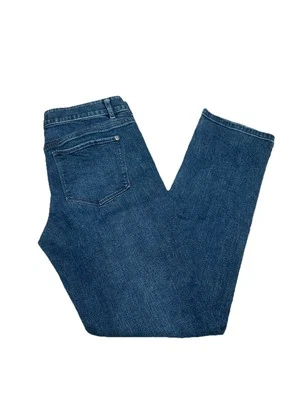 J Jill Straight Fit Slim Boyfriend Jeans Womens 2P Blue Medium Wash Stretch - Image 1 of 4