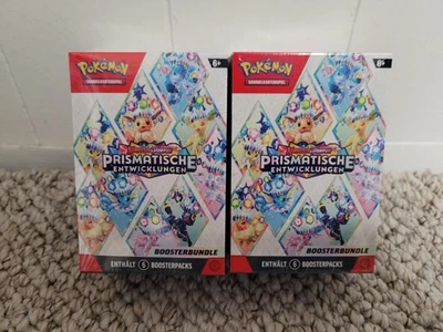 2x Pokémon Prismatische Entwicklungen - Booster Bundle Deutsch NEU & OVP - Bild 1 von 4
