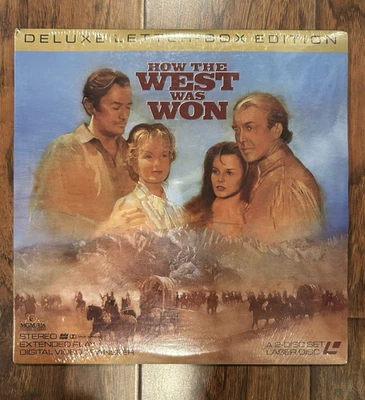 Western Movie Combo! HOW THE WEST WAS WON UNOPENED 2-Laserdisc Plus SHANE - Image 1 of 4