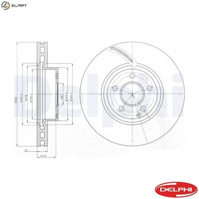 2x BRAKE DISC BG9075C FOR MERCEDES-BENZ C-CLASS/T-Model SLK E-CLASS SLC 1.8L - Image 1 of 4