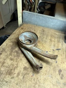Antique Old Delaval Cream Separator Farm Milk Drain Bowl Spouts Metal Parts Lot - Picture 1 of 15