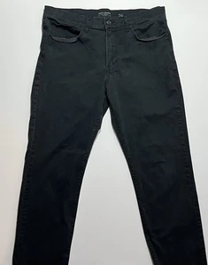 Men’s Lucky Brand 121 Slim Straight Casual Pants, 36x32, Black - Picture 1 of 6