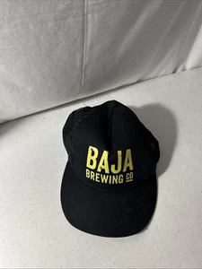 Gorra negra Baja Brewing Co con correa ajustable con espalda de malla - Imagen 1 de 5