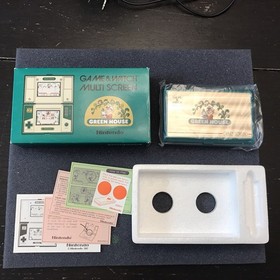 Nintendo Game And Watch Green House Multi Screen GH-54 Excellent Condition Box