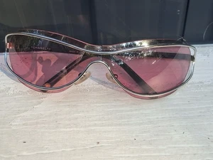 Chanel Rare Vtg Y2k Visor Shield Unisex Woman Pink Sunglases 4028(127 120) - Picture 1 of 23