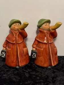 Vintage Goebel Junge bläst Horn Figur 13907-09 W Germany 3,5" groß - Bild 1 von 5
