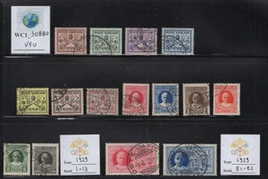 WC1_30880. VATIKAN. Wertvolles Set Schlüssel & Päpste von 1929. Sc.1-13,E1-E2. Gebraucht - Bild 1 von 1