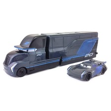 Disney Pixar Cars 3 Jackson Storm And Hauler Truck Set Toy Car 1:55 Boys Gift