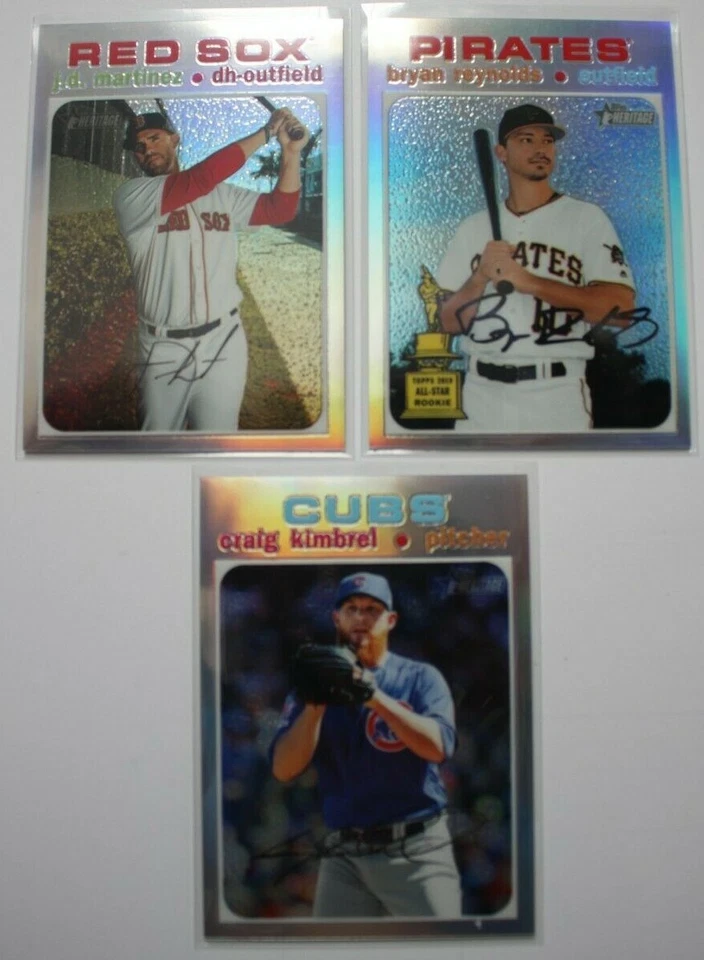 2020 Topps Heritage Black Chrome /999 & Silver Chrome /571 Complete Your Set - Image 1 of 1