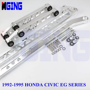 F7 BILLET Rear Subframe Brace Control Arm Tie Bar LCA For 92-95 HONDA CIVIC EG - Picture 1 of 4