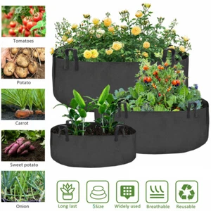 Pflanztasche Kartoffel Pflanzsäcke mit Henkeln Plant Grow Bag Gemüse Pflanzsack - Bild 1 von 18