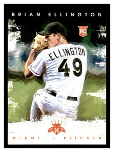 2016 Panini Diamond Kings #181 BRIAN ELLINGTON RC Miami Marlins Rookie