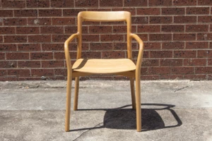 Denmark Dining Chair - Solid American Oak - Only 4 Left! - Picture 1 of 5