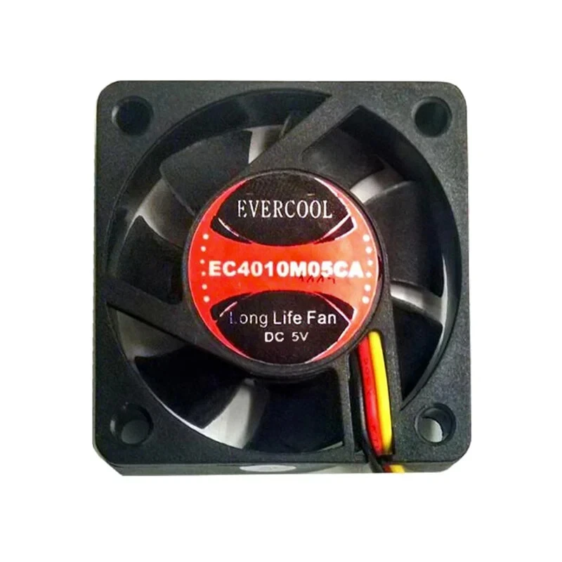 Evercool 40mm x 10mm 5V 3-Pin Computer Case Cooling Fan, EC4010M05CA - Image 1 of 1