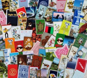 Random Lot of 50 Vintage to Modern Playing Cards for Junk Journaling - Picture 1 of 9