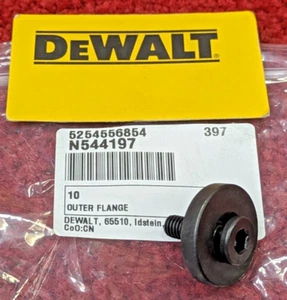 GENUINE DEWALT OSCILLATING MULTI TOOL Lock Screw Bolt+Outer Flange DCS355 DCS356 - Picture 1 of 5