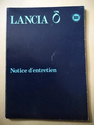 LANCIA  DELTA  LIBRETTO USO MANUTENZIONE TESTO IN FRANCESE  EDIZIONE  03/1980 - Immagine 1 di 4