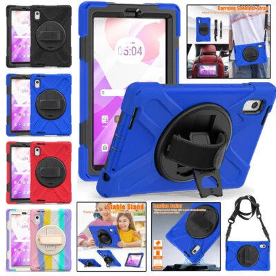 Funda giratoria a prueba de golpes con soporte correa para tablet Lenovo Tab M11 M9 M8 4ta generación Foto 1 de 4