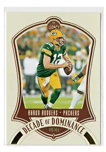2021 Panini Legacy Decade of Dominance Aaron Rodgers #DD-20 Green Bay Packers NM - Bild 1 von 2