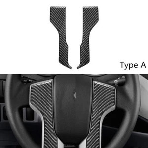 Cubierta de botón tipo A del volante de fibra de carbono 2 piezas para Toyota Tacoma 12-15 - Imagen 1 de 12