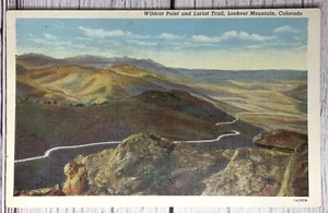 Wildcat Point & Lariat Trail Lookout Mountain Colorado Vintage Postcard - Picture 1 of 2