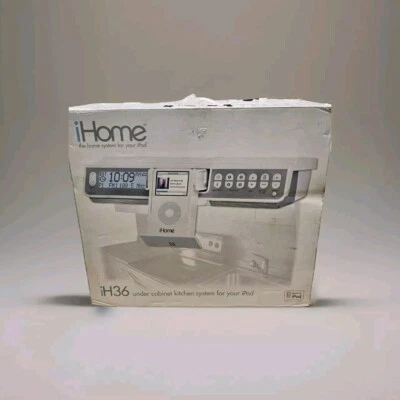 Nuevo en caja iHome IH36 Bajo mostrador Radio FM TV Banda meteorológica Sintonizador y base para iPod Foto 1 de 4