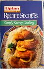Vintage 1993 recette mélange soupe Lipton RECETTE SECRETS cuisine simplement savoureuse génial